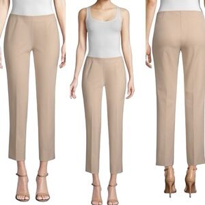 Lafayette 148 New York Jodhpur Cloth Khaki Beige Lexington Pants 14